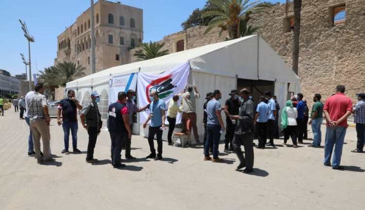 الحملة الاستثنائية للتطعيم ضد فيروس كورونا في طرابلس