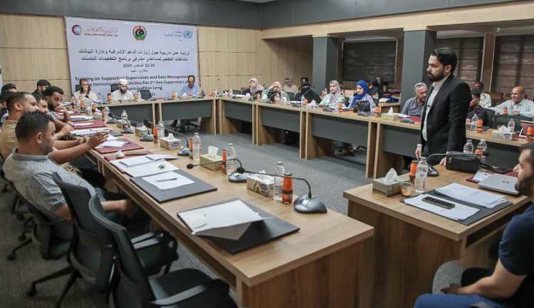 ورشة عمل تدريبية لمشرفي التطعيمات في البلديات